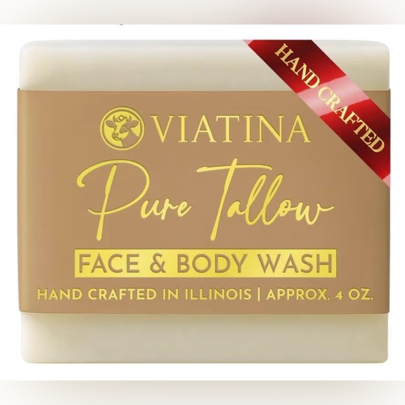 Handcrafted All Natural Grass Fed Beef Tallow Bar Soap - Picture 1 of 12